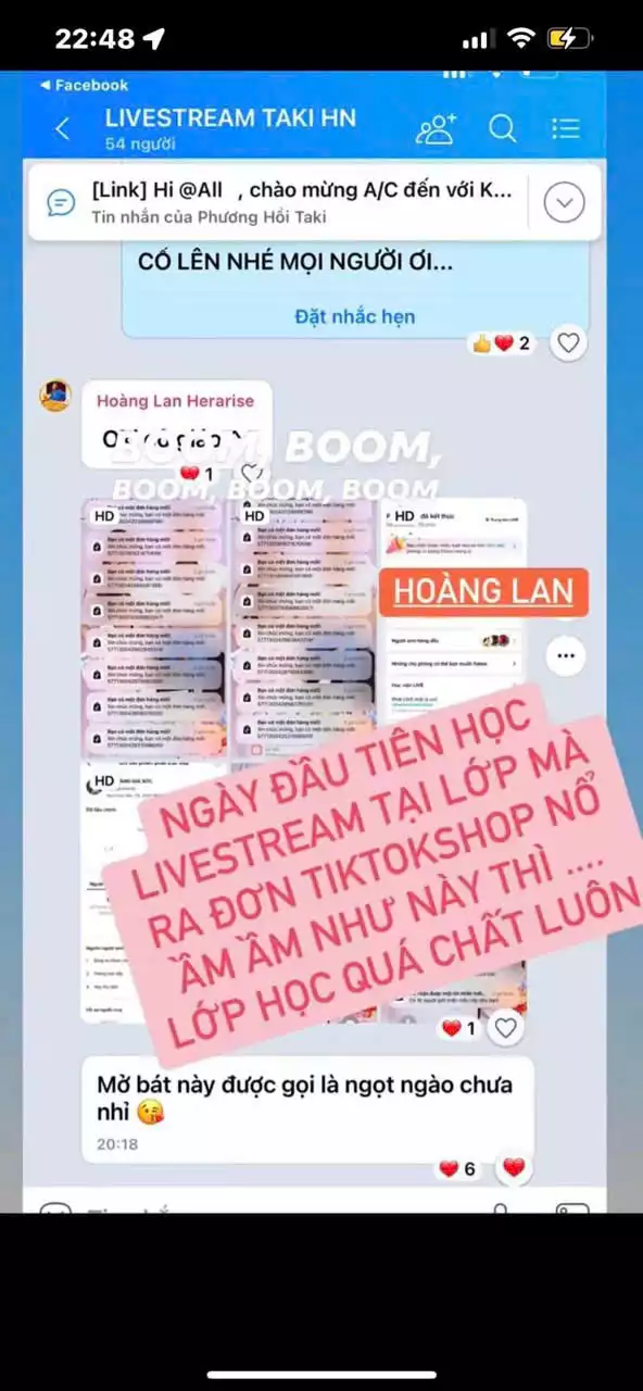 Thành quả đào tạo livestream